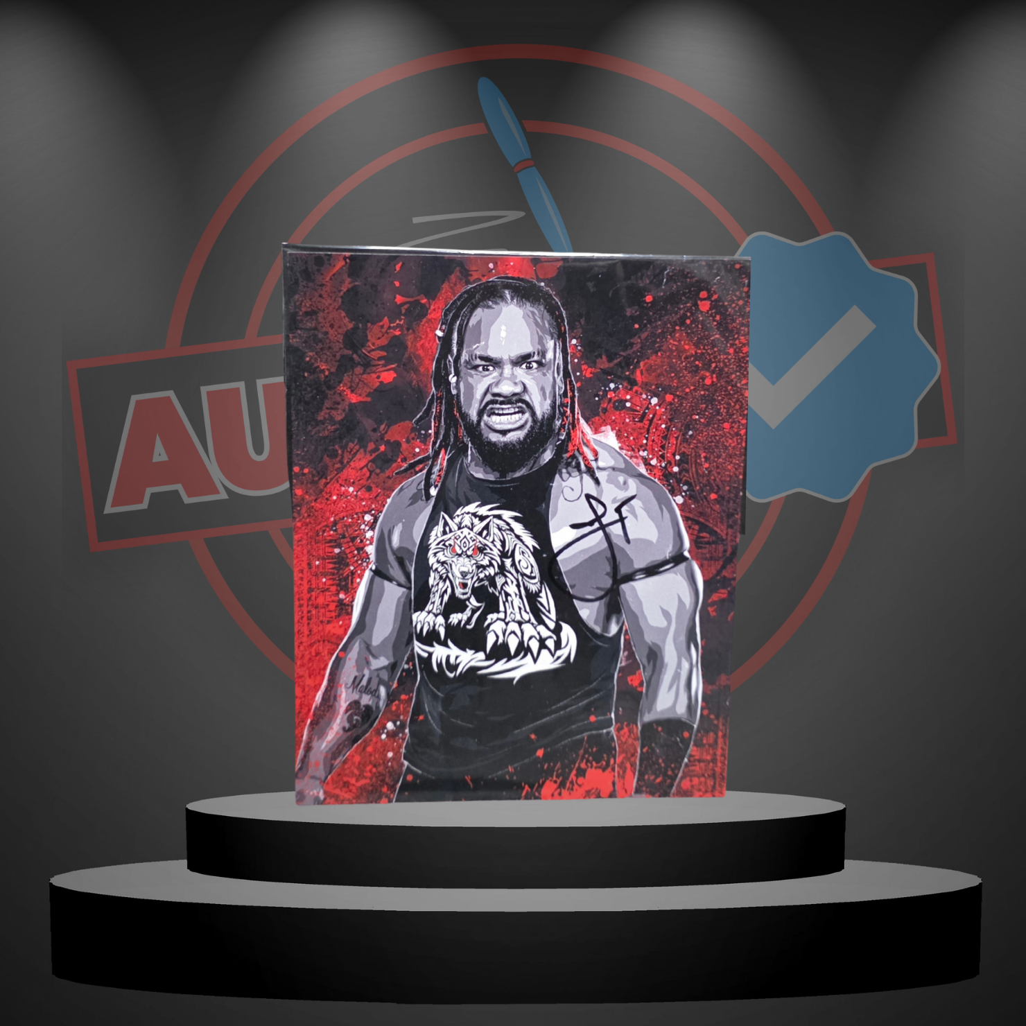 Jacob Fatu (WWE) Signed Photo