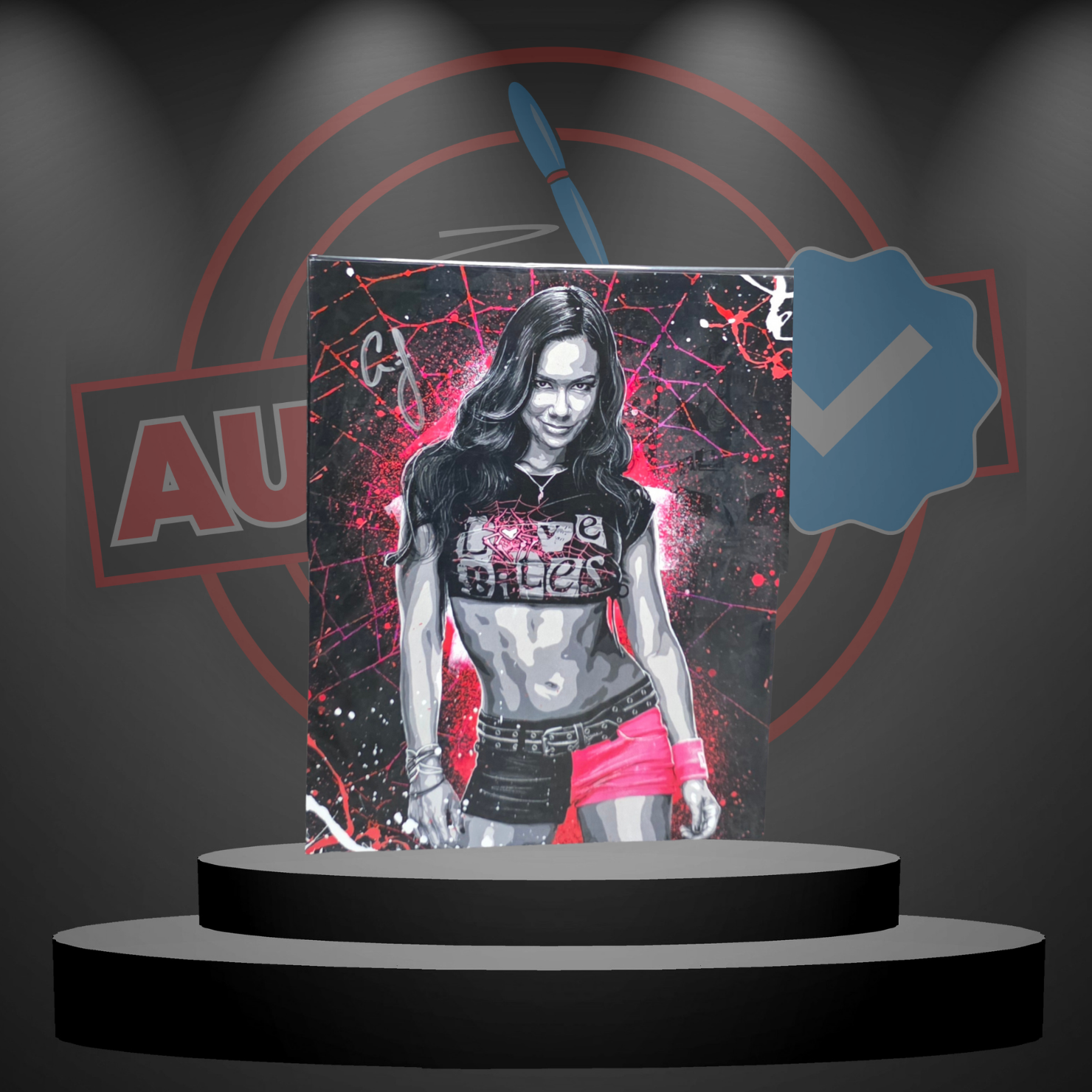 AJ Lee (WWE) Signed Photo