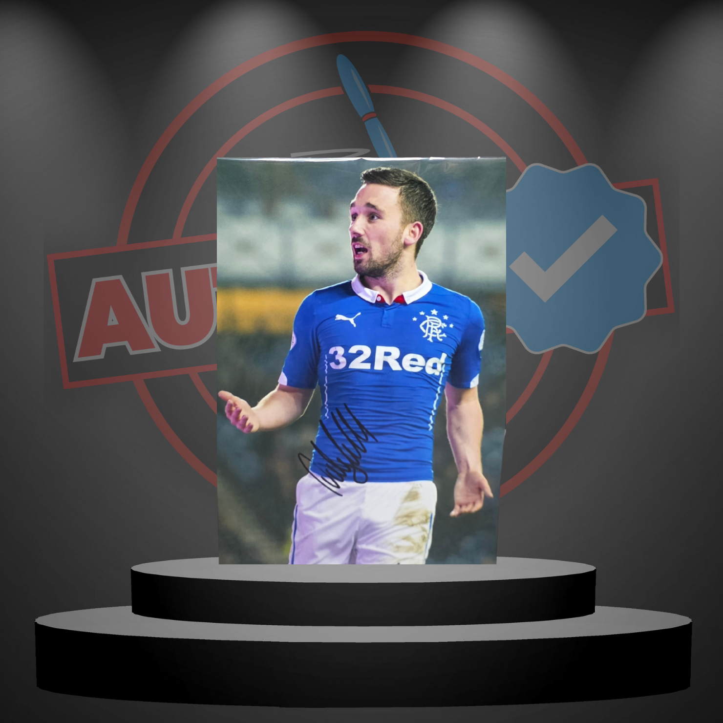 Nicky Clark (Rangers) Signed Photo