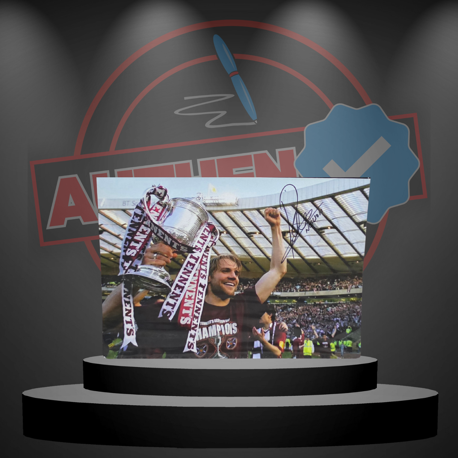 Robbie Neilson (Hearts) Signed Photo