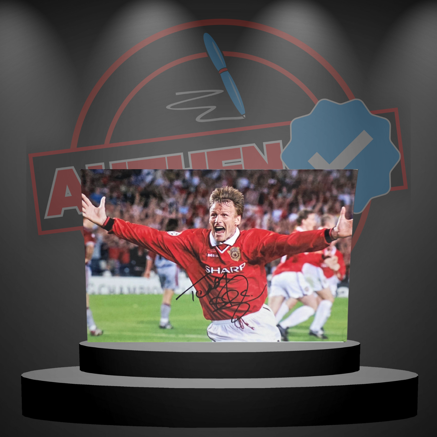 Teddy Sheringham (Man Utd) Signed Photo