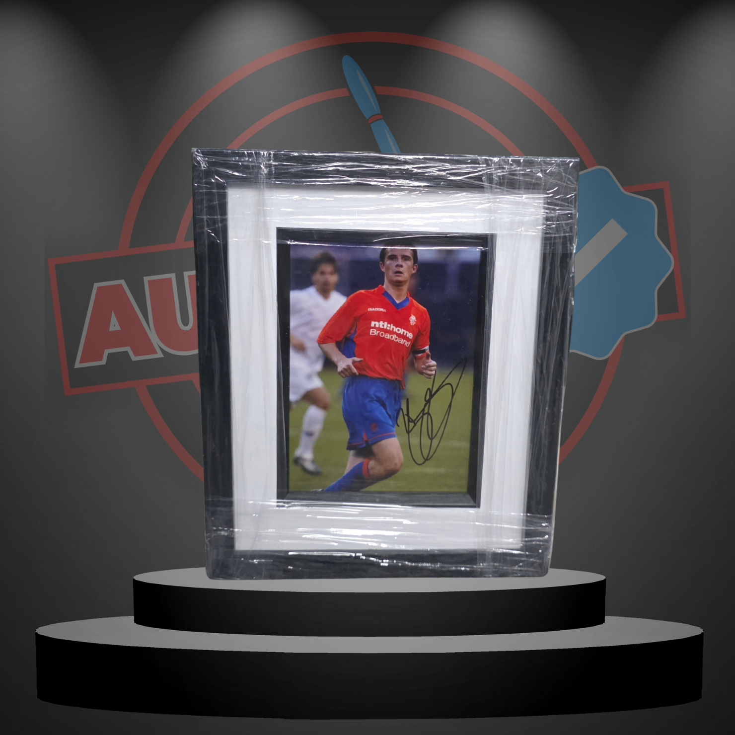 Barry Ferguson (Rangers) Signed & Framed Photo