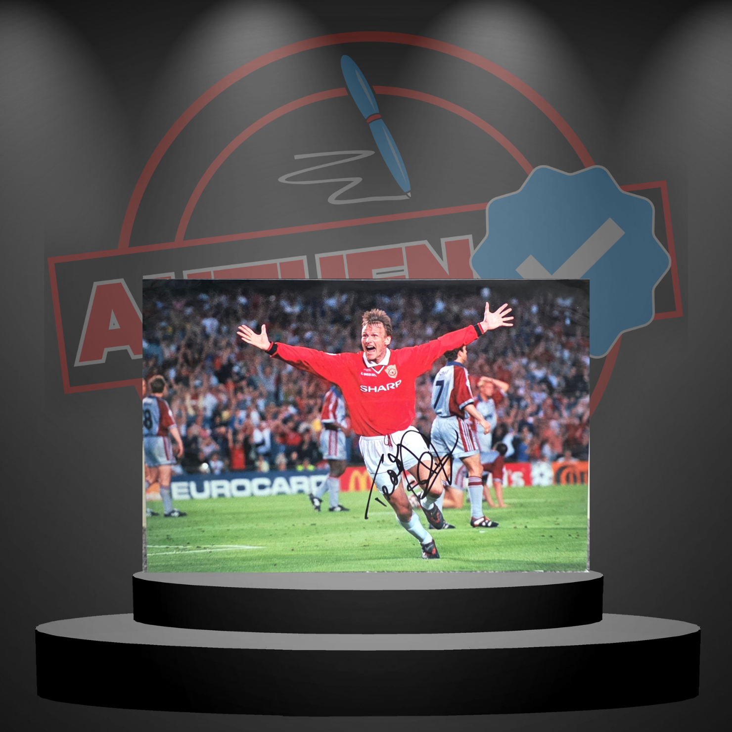 Teddy Sheringham (Man Utd) Signed Photo