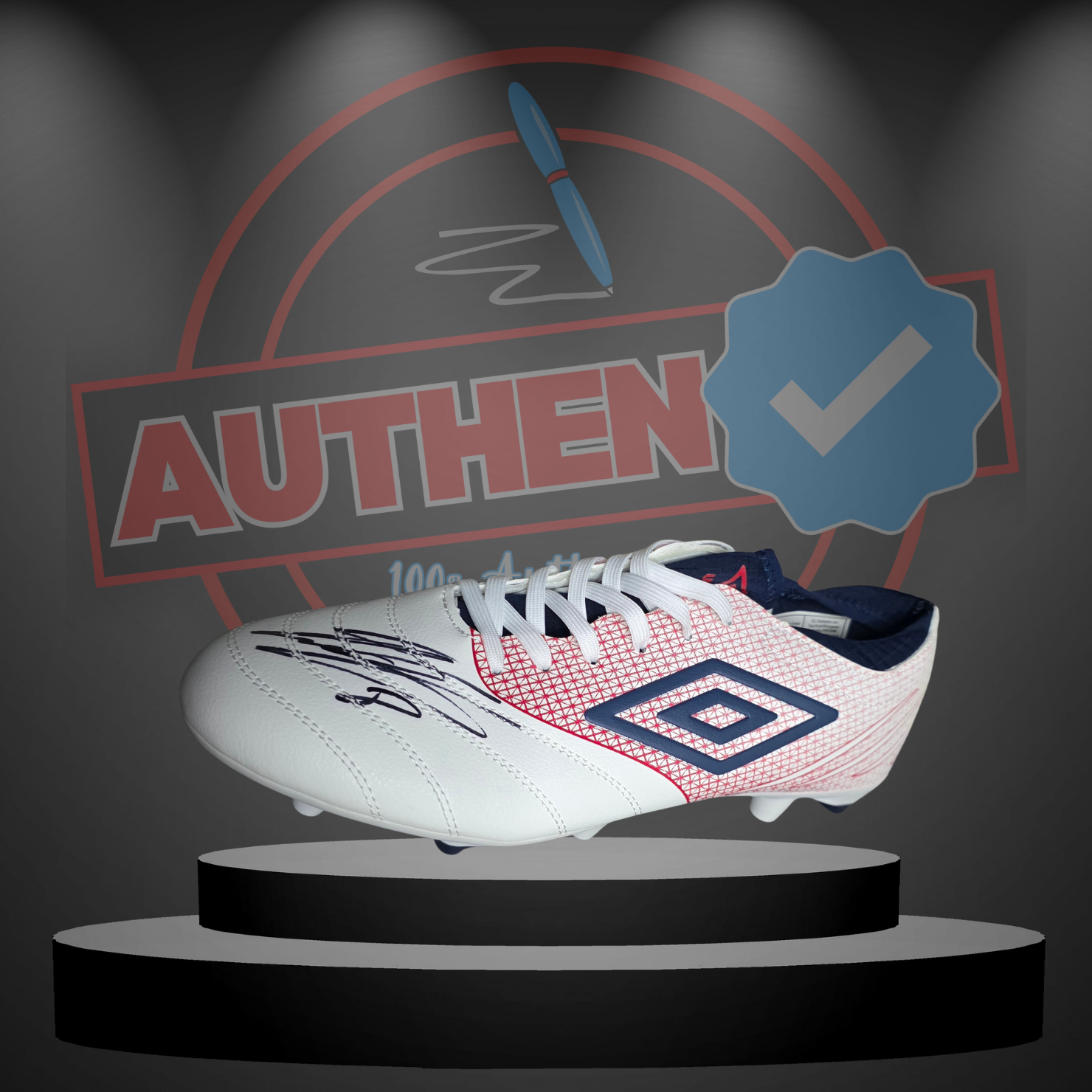 Connor Barron (Rangers) Signed Boot