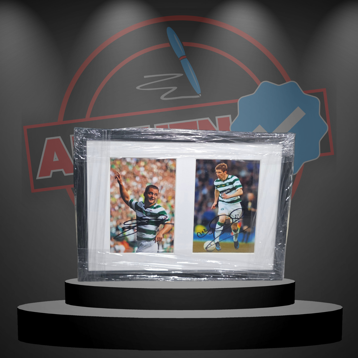 Shaun Maloney & Mark Wilson (Celtic) Signed & Framed Duo