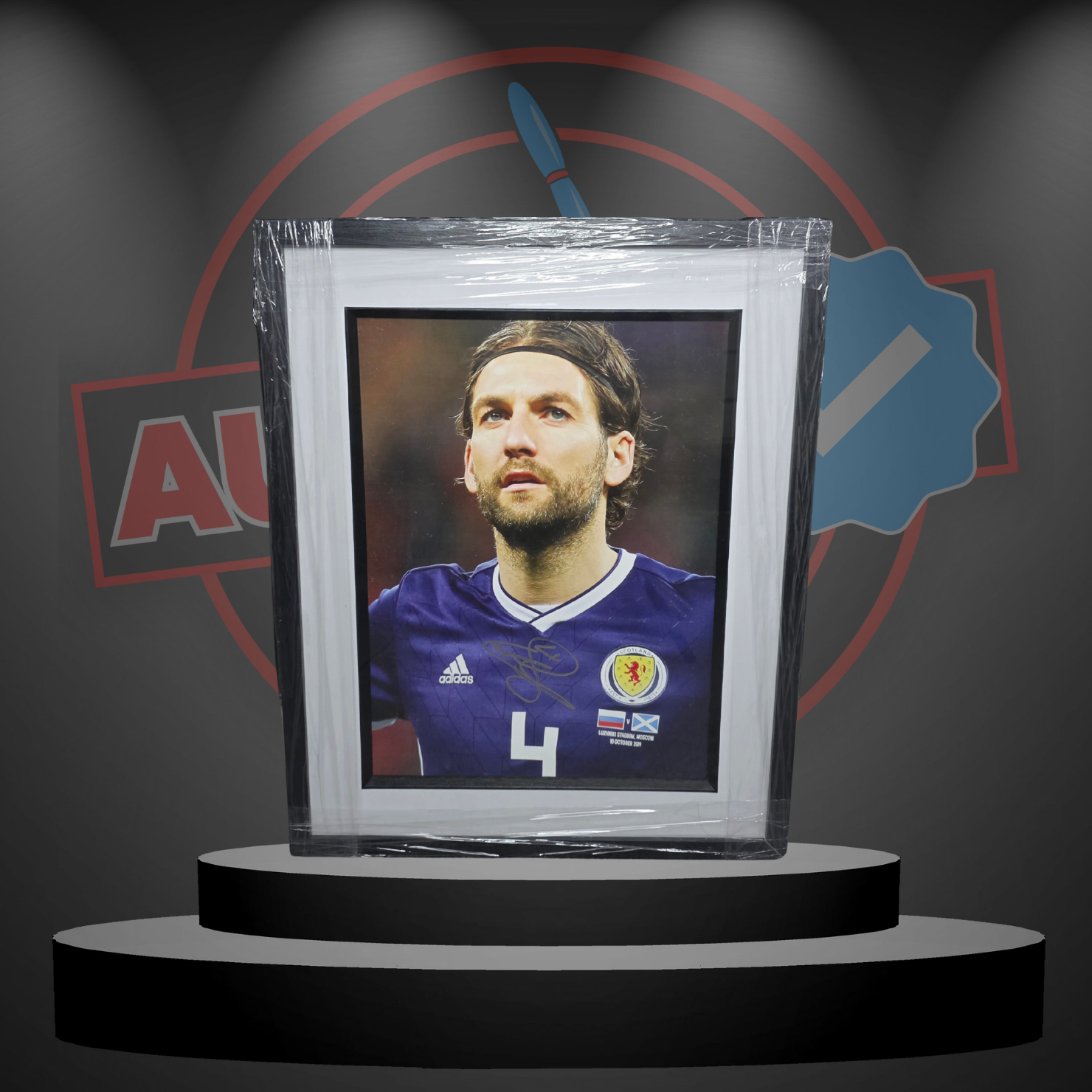 Charlie Mulgrew (Scotland) Signed & Framed Photo