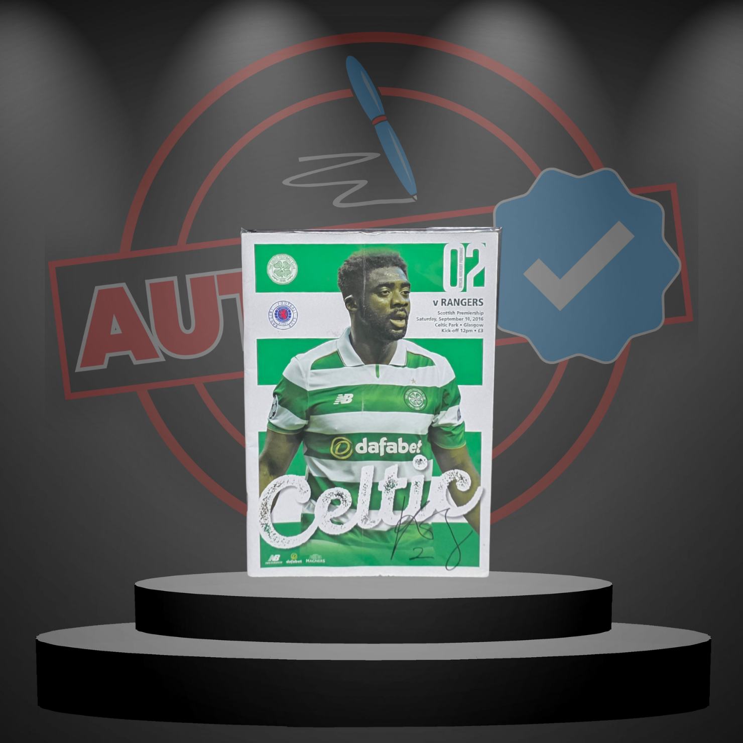 Kolo Toure (Celtic) Signed Match Programme