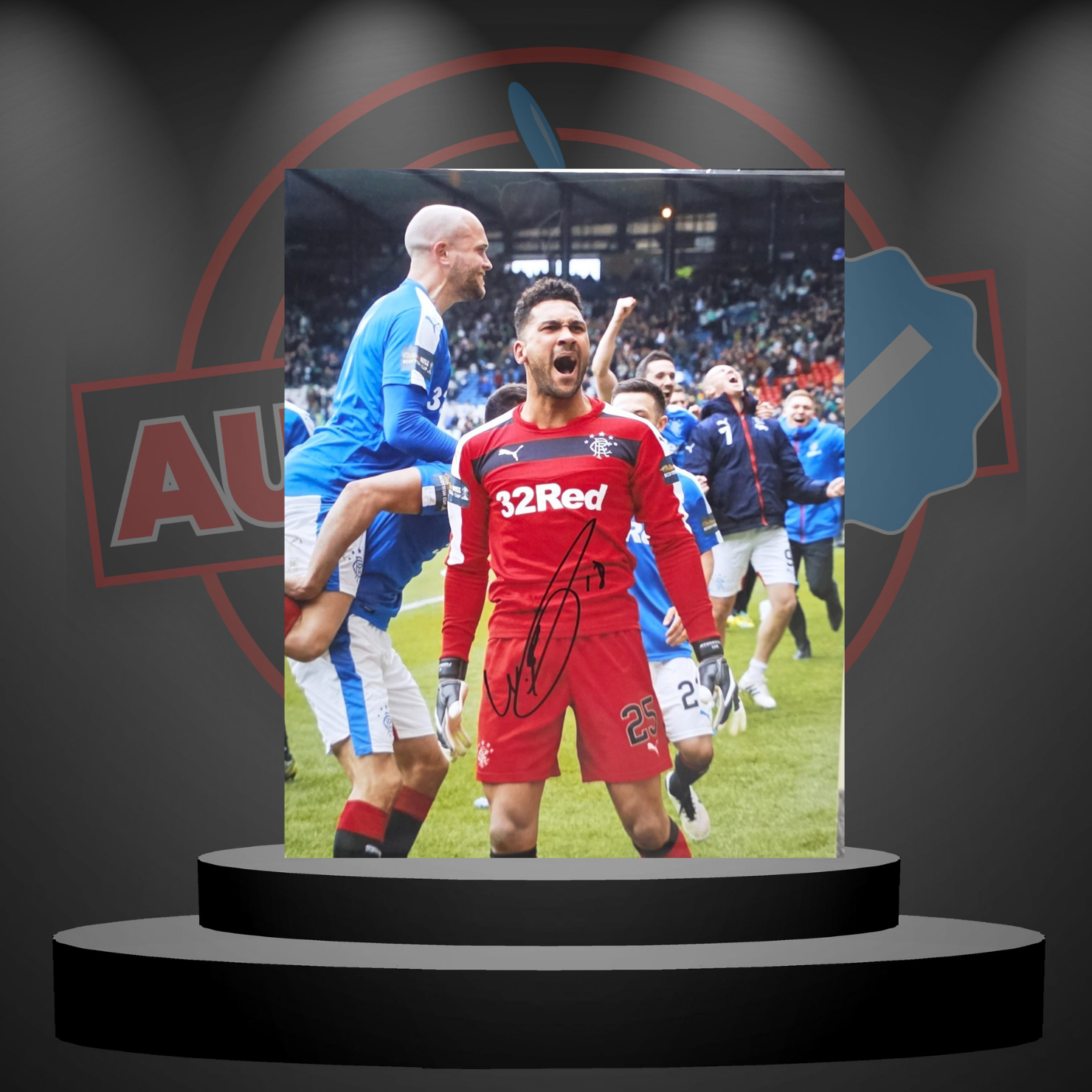 Wes Foderingham (Rangers) Signed Photo