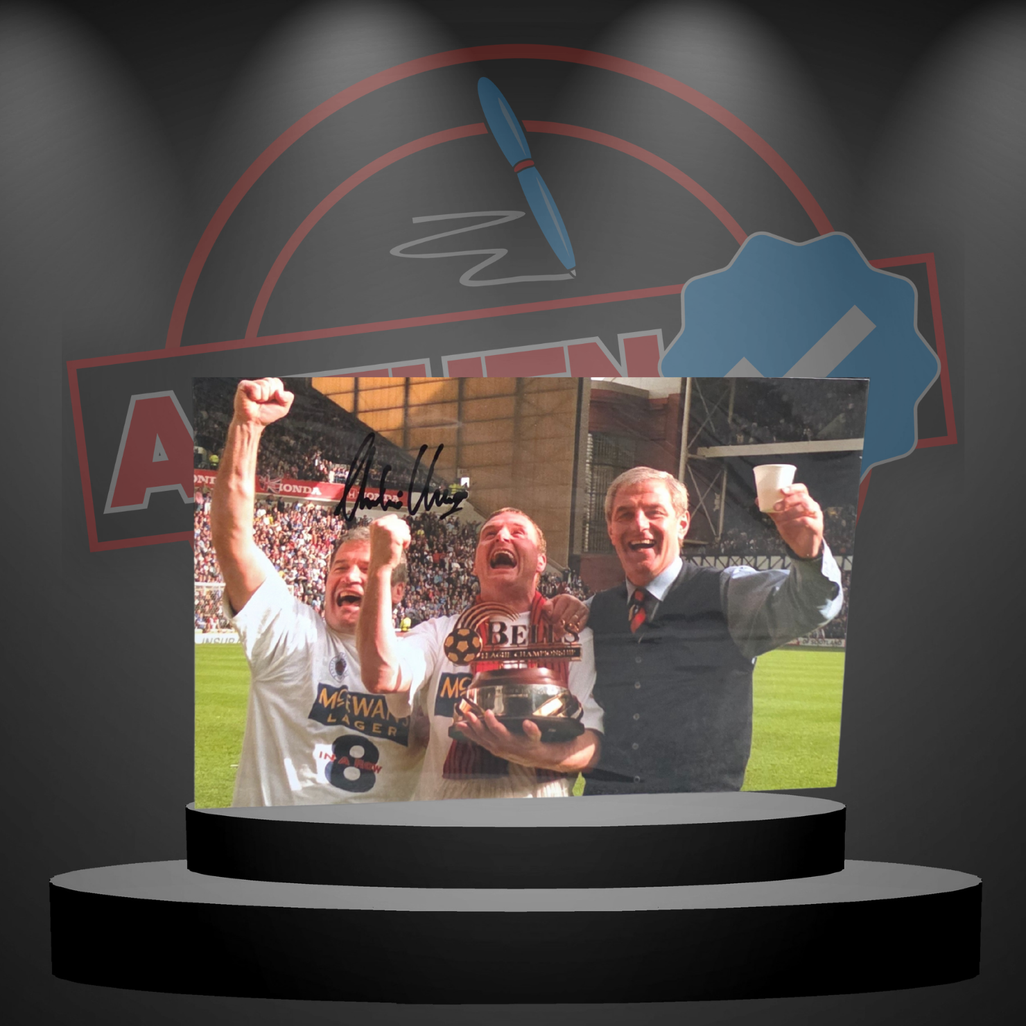 Archie Knox (Rangers) Signed Photo