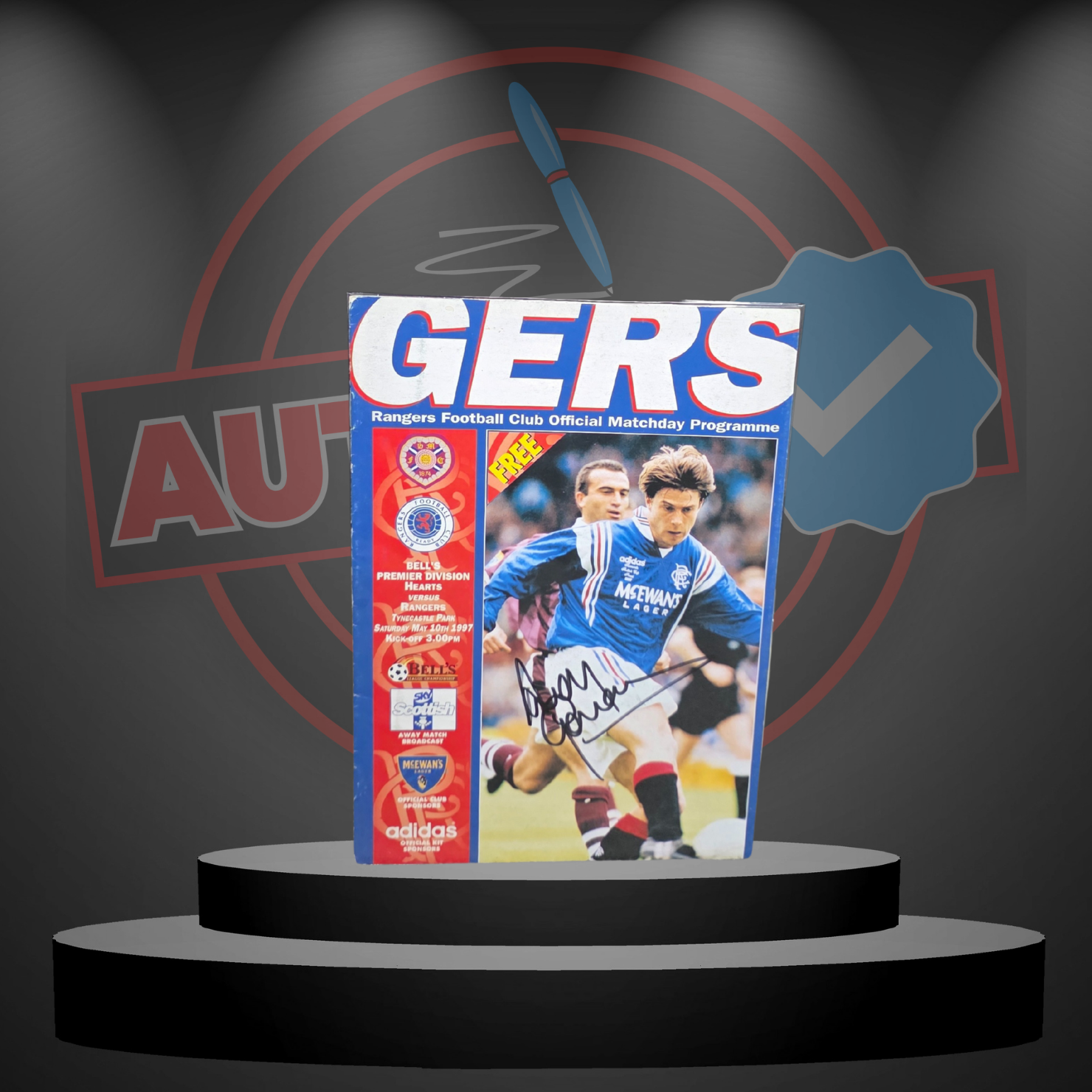 Andy Goram (Rangers) Signed Match Programme