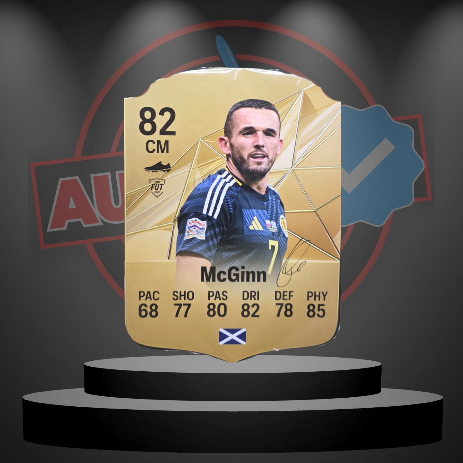 John McGinn (Scotland) Signed FUT Card