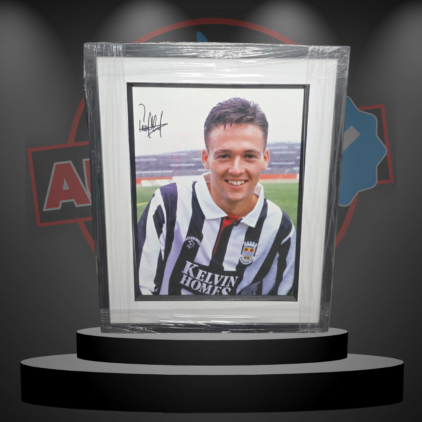 Paul Lambert (St Mirren) Signed & Framed Photo