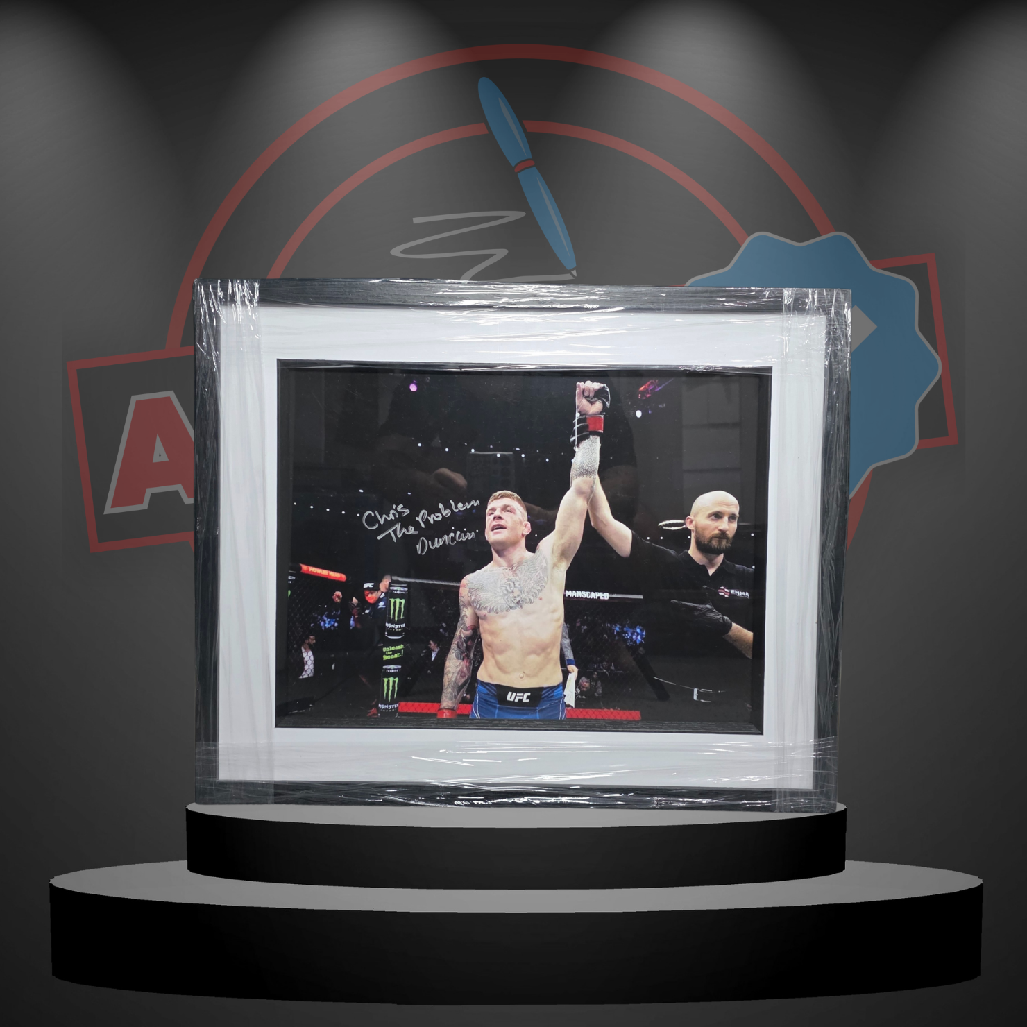 Chris Duncan (UFC) Signed & Framed Photo