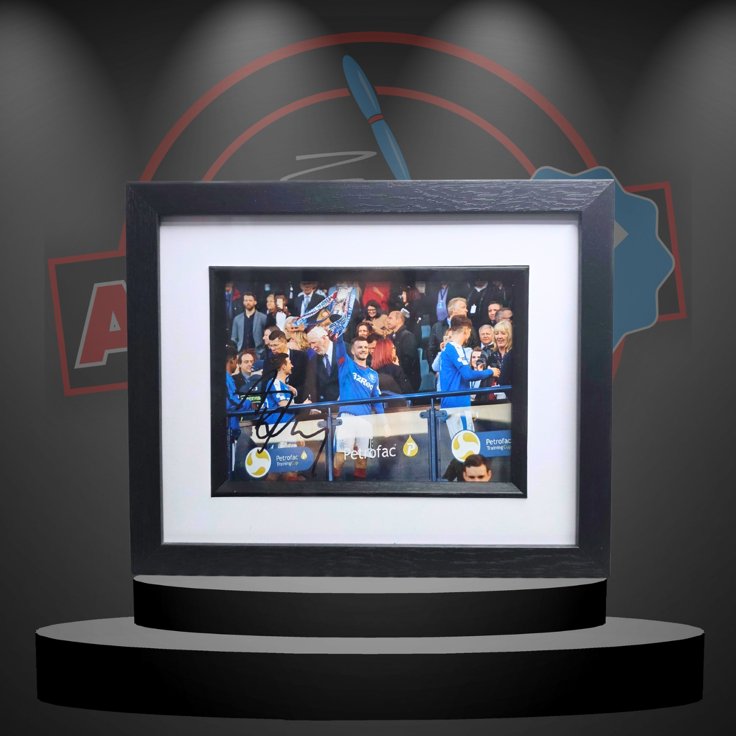 Andy Halliday (Rangers) Signed & Framed Photo